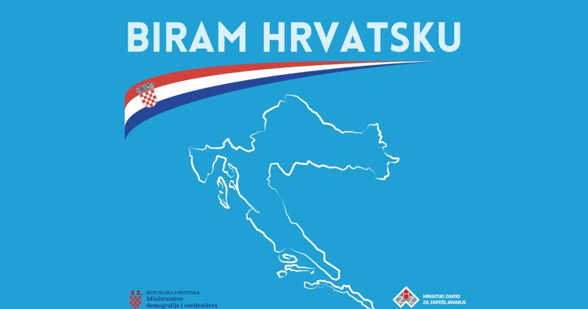 Plakat za mjeru Biram Hrvatsku
