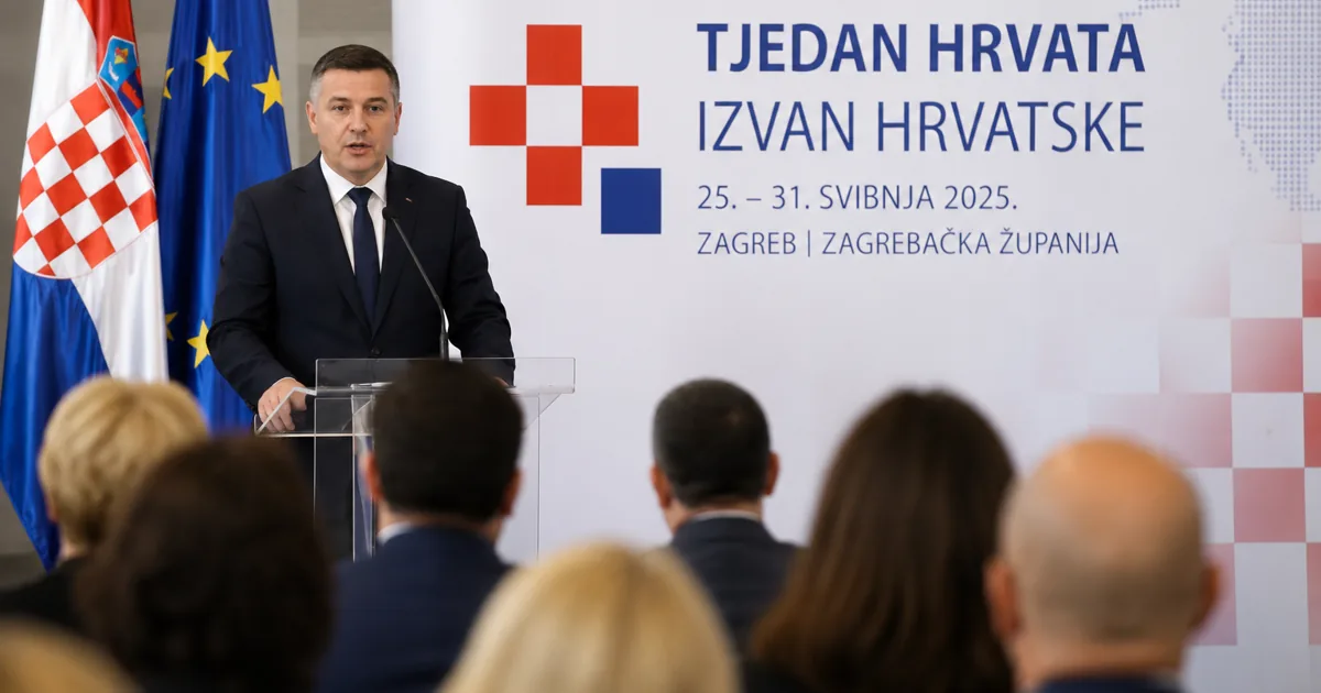 Konferencija za medije povodom predstavljanja Tjedna Hrvata izvan Hrvatske u Zagrebu
